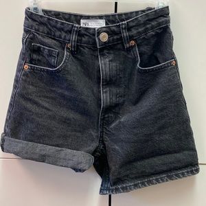 Zara mom shorts